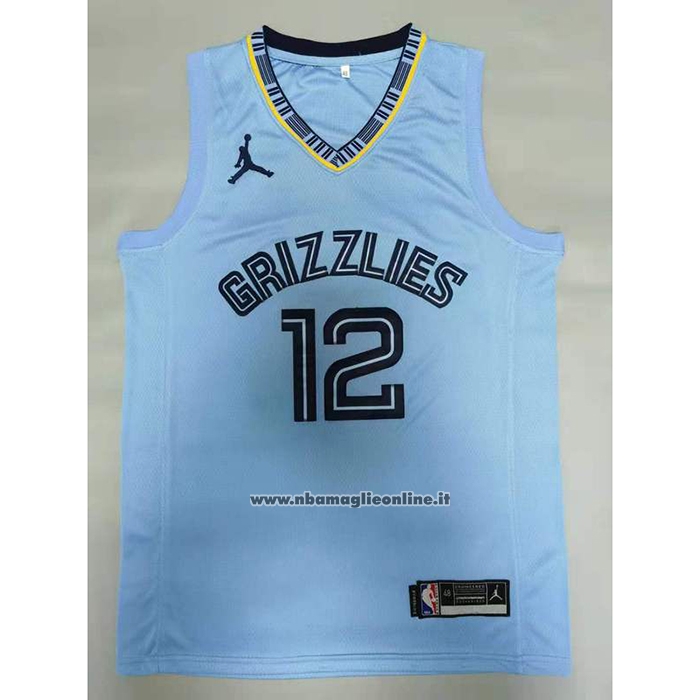 Maglia Memphis Grizzlies Ja Morant #12 Statement 2020 Blu